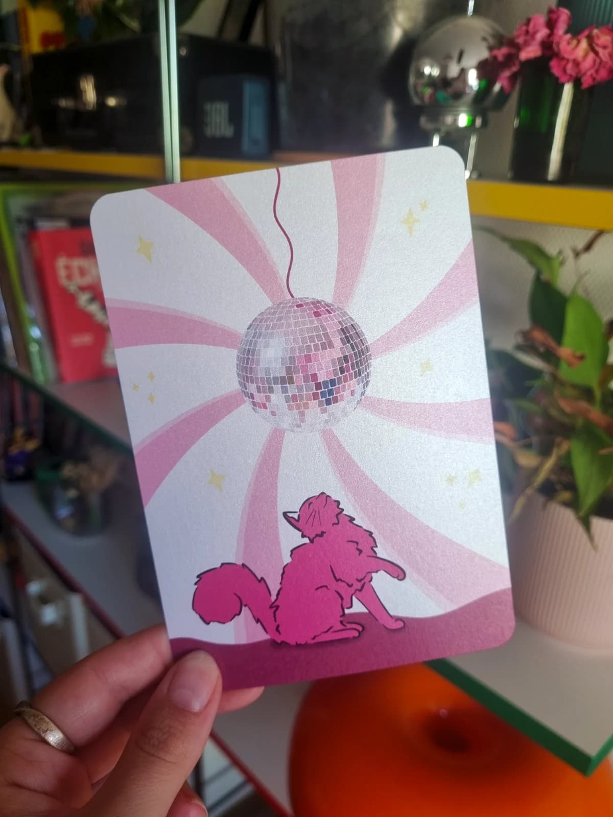 Carte Chat x Disco